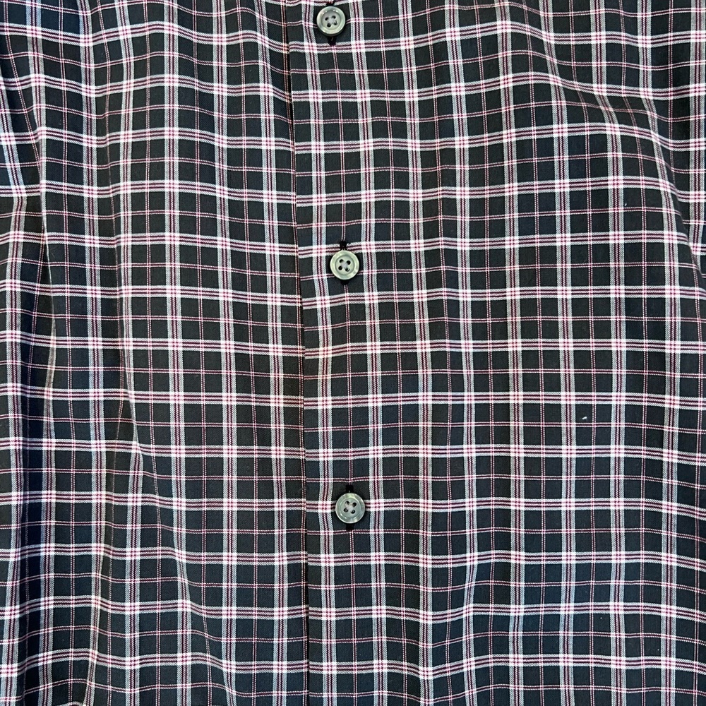 John Varvatos Plaid Button-Down Shirt | Men’s Long Sleeve Size Small - Picture 3 of 4